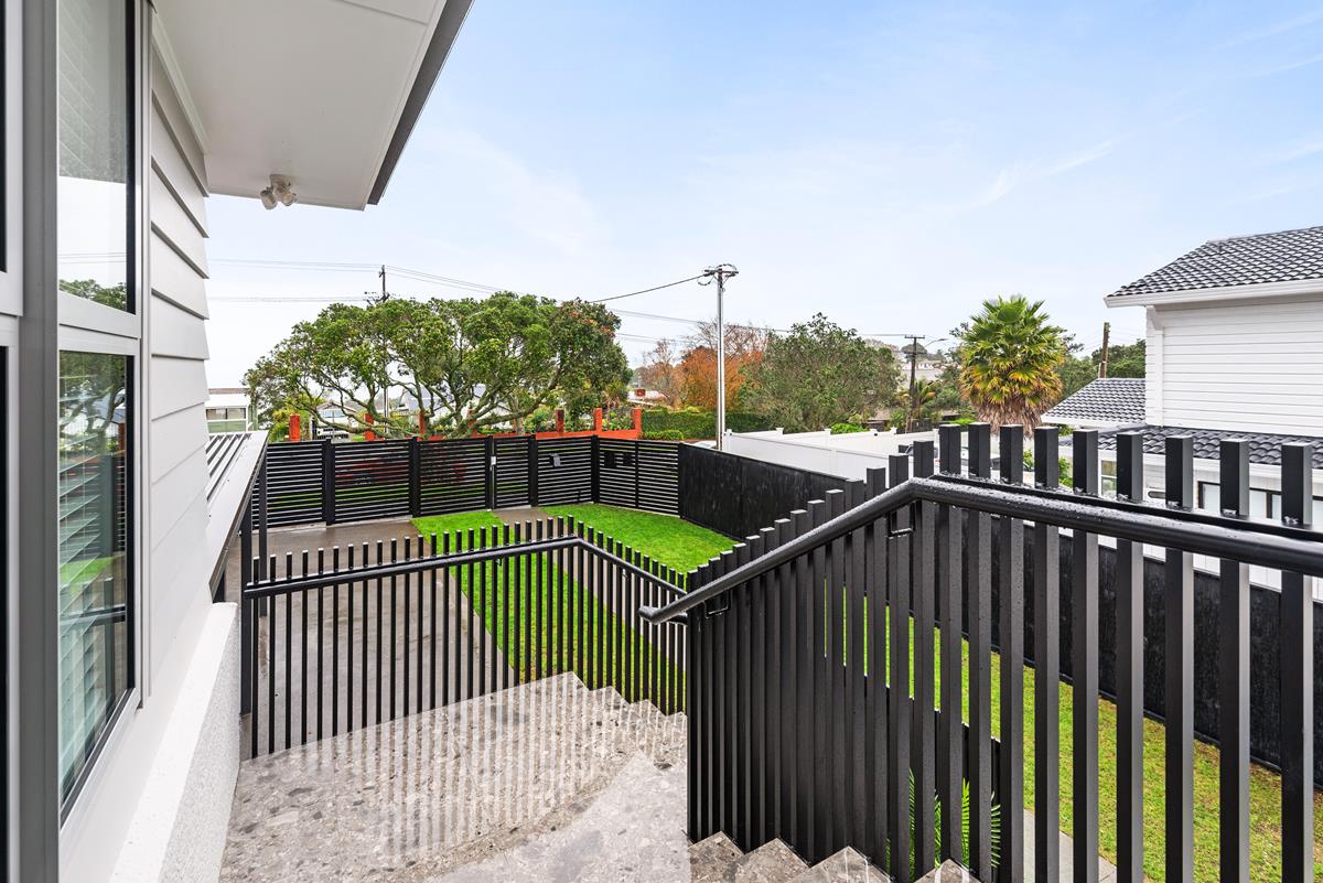 New entryway & staircase &mdash; Blockhouse Bay renovation