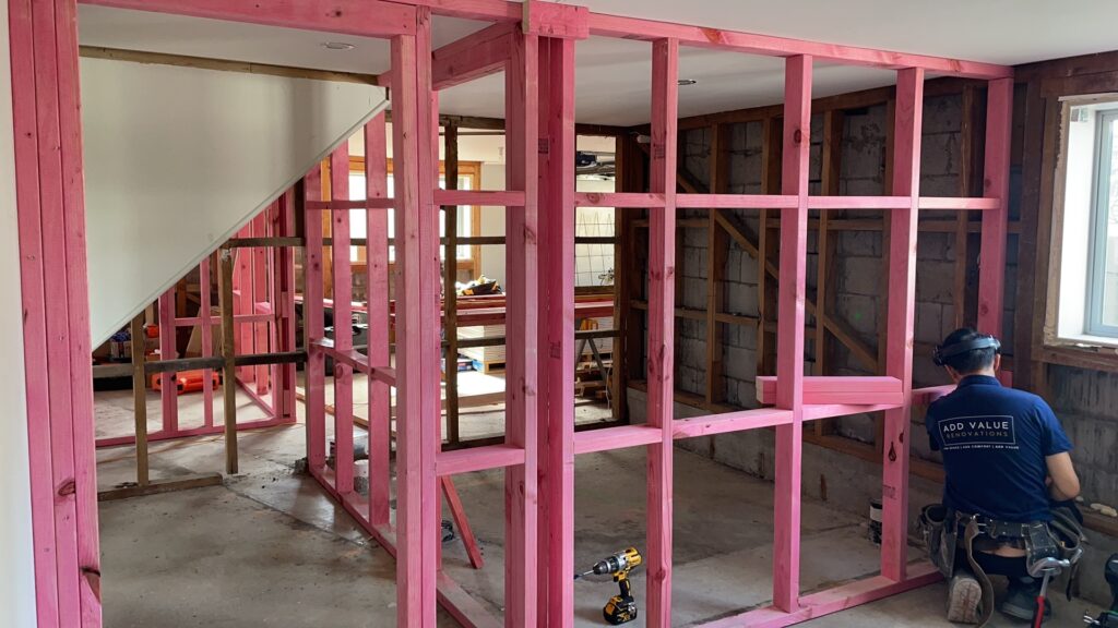 A mid-renovation Auckland-style home with guys at work