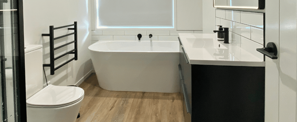 Vinyl bathroom flooring