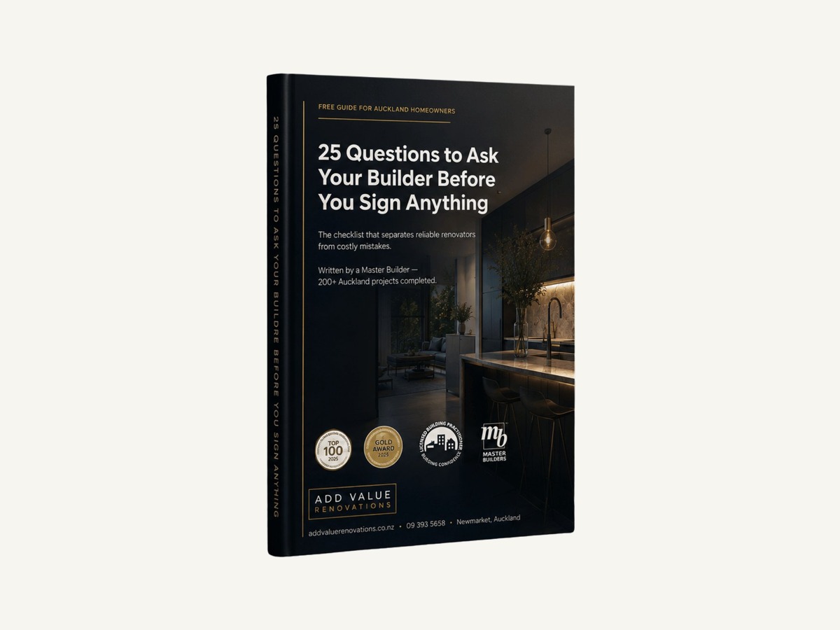 25 Questions to Ask Your Builder cover