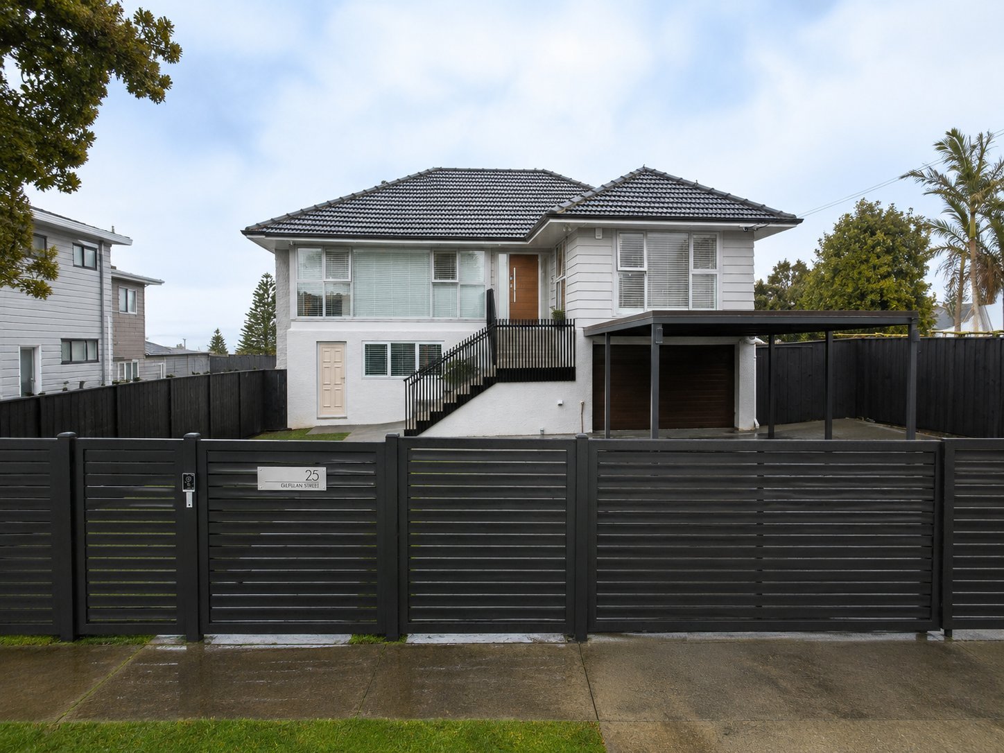 Blockhouse Bay home exterior after renovation