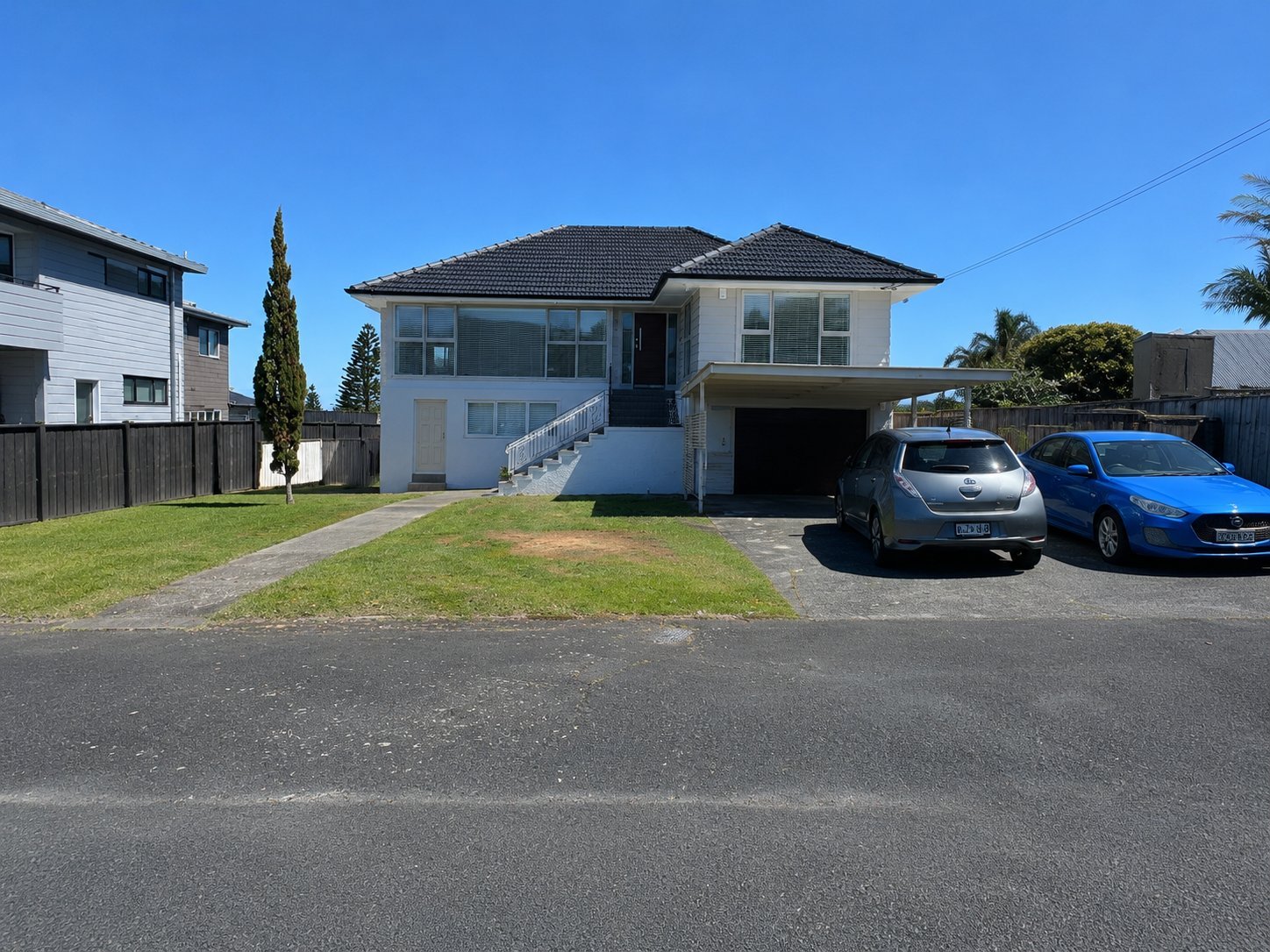 Original Blockhouse Bay home exterior before renovation