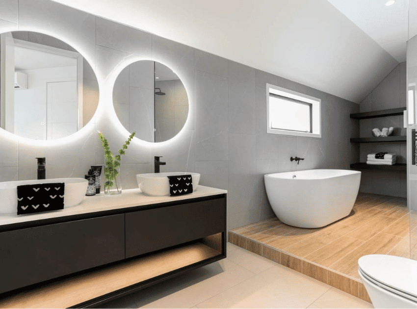 Epsom home ensuite vanity detail