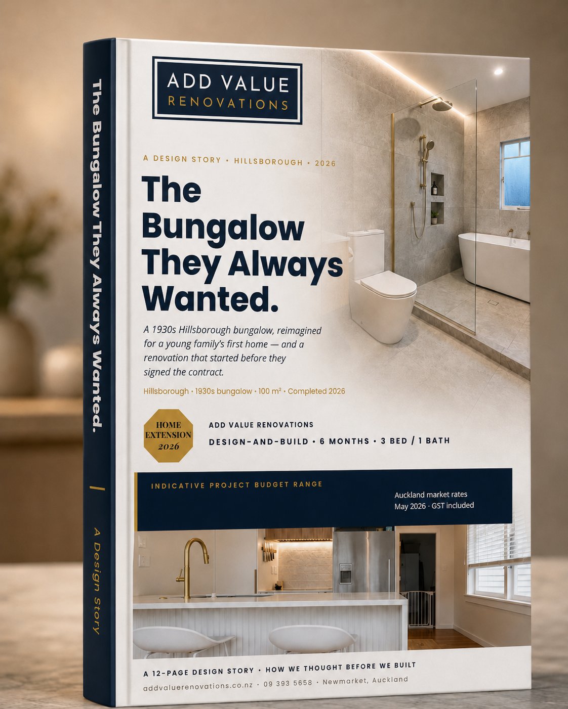 The Bungalow They Always Wanted — Hillsborough Design Story 12-page case study cover