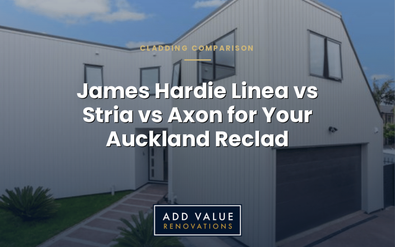 James Hardie Cladding Auckland: Linea vs Stria vs Axon (Which for Your Reclad)