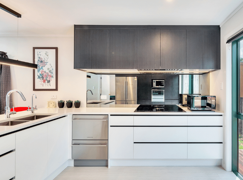 New kitchen as part of ground-floor extension — Onehunga home extension by Add Value Renovations