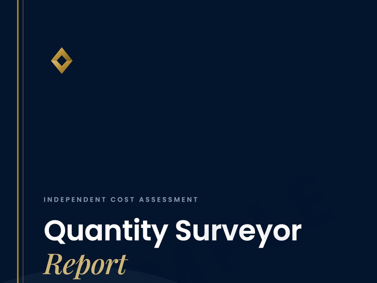 Sample QS Report cover