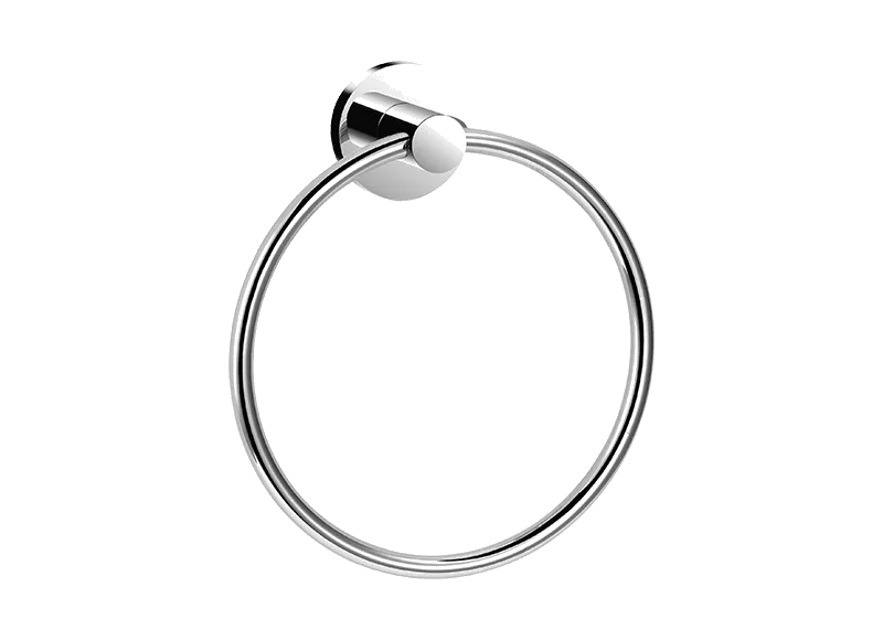 Chrome towel ring