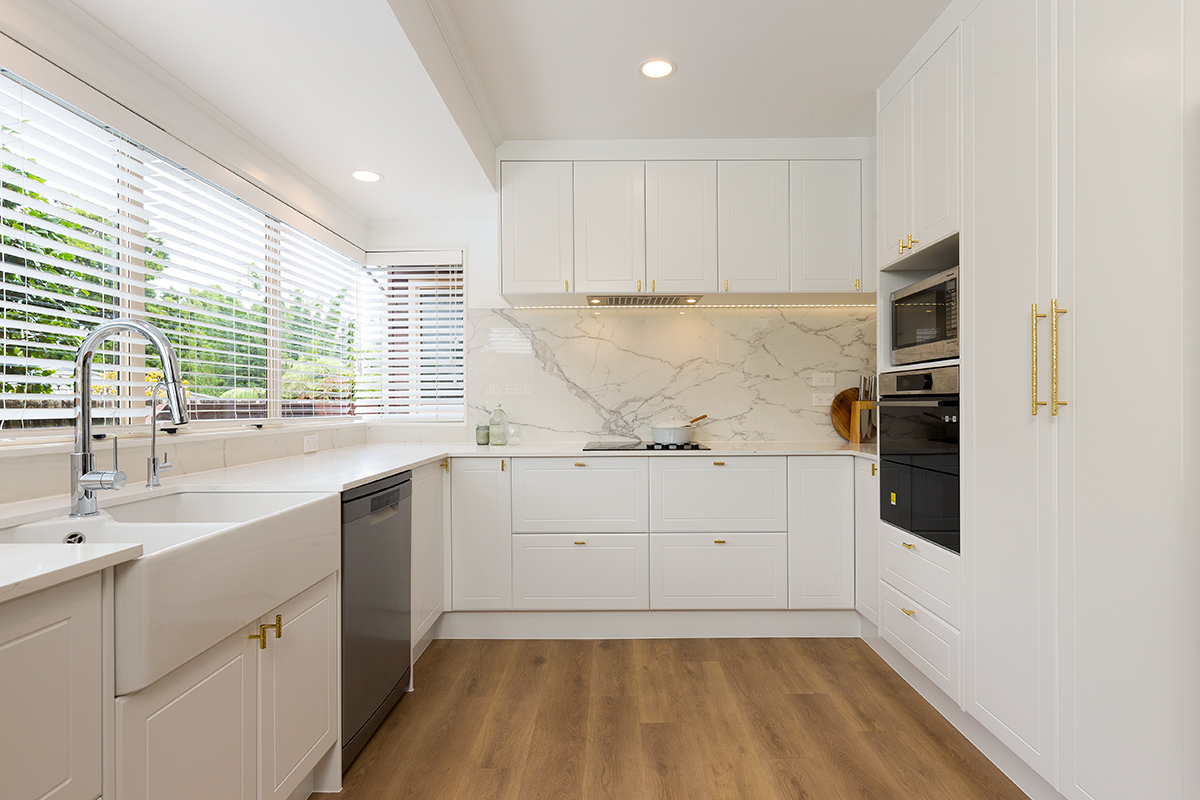 Auckland kitchen renovation cost — modern classic kitchen by Add Value Renovations